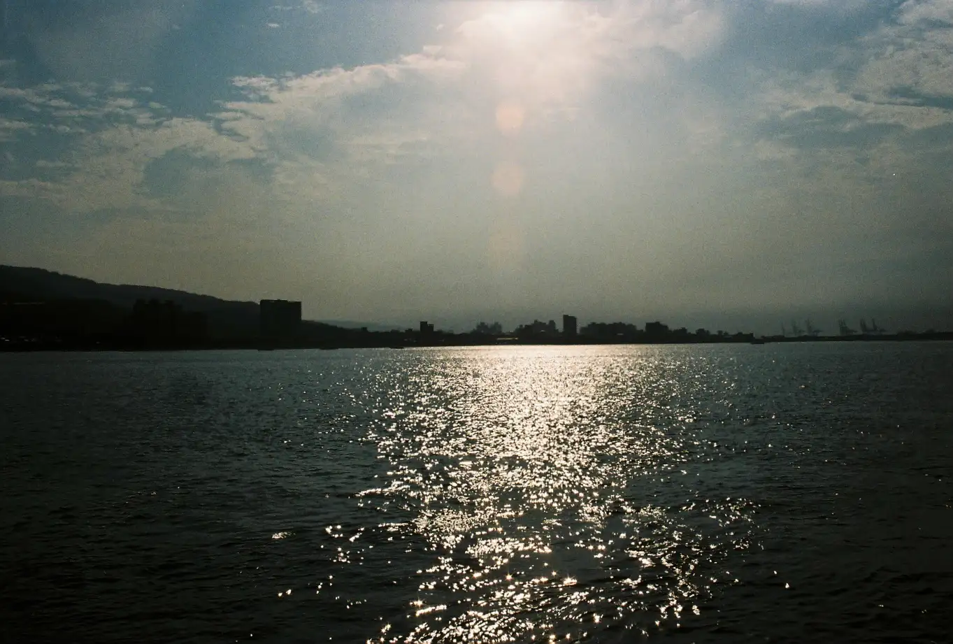 淡水的夕陽