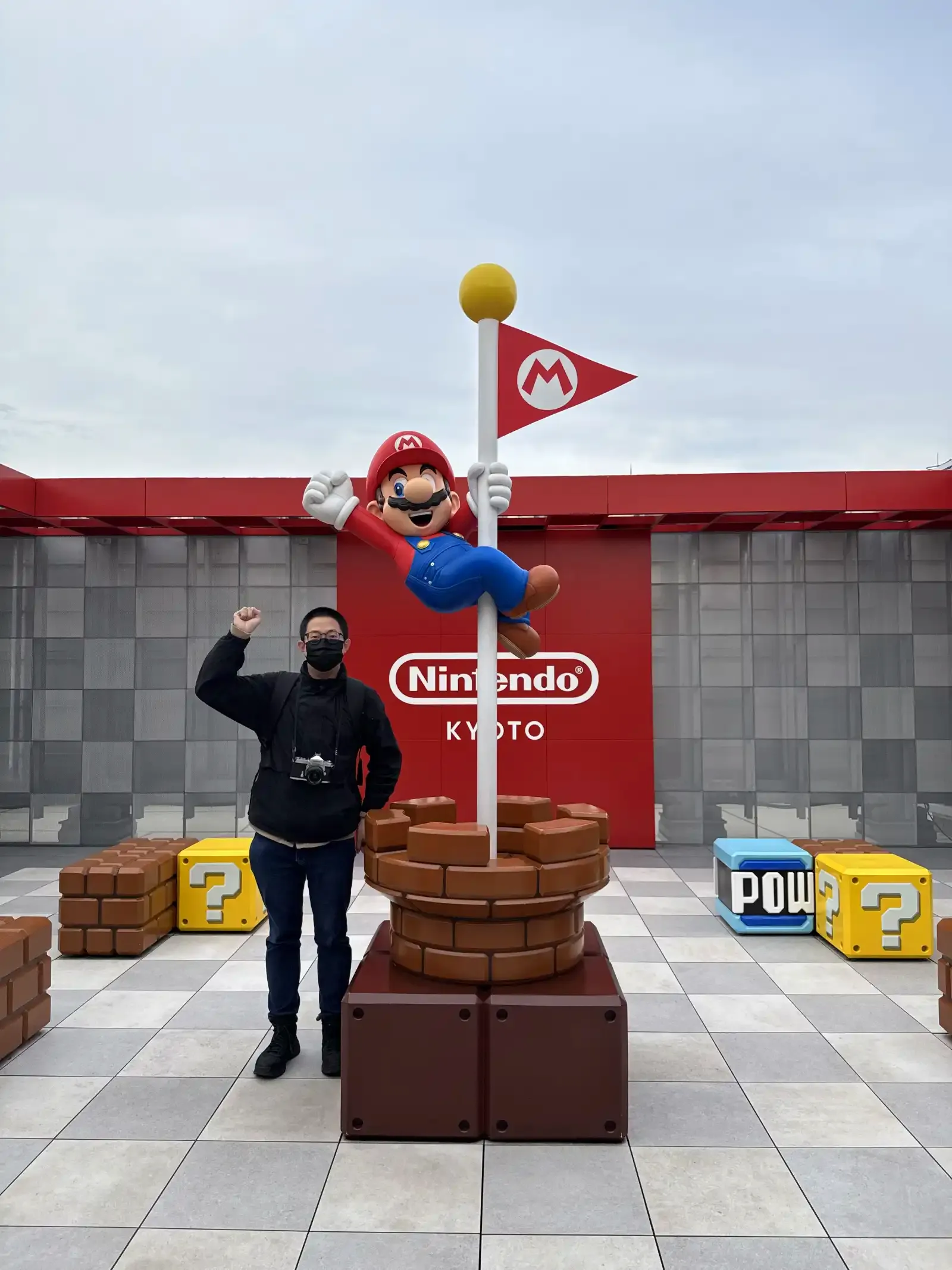 Nintendo KYOTO 頂樓的馬力歐裝置