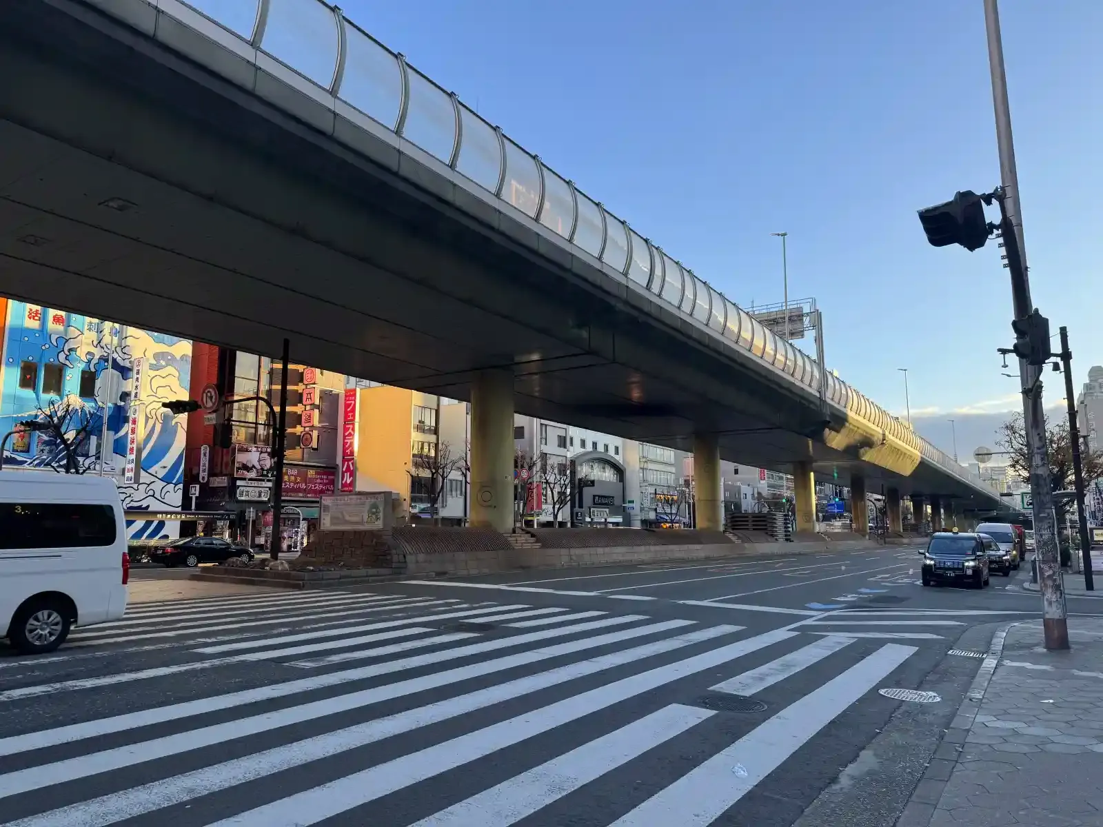 早上集合前經過的大阪街道