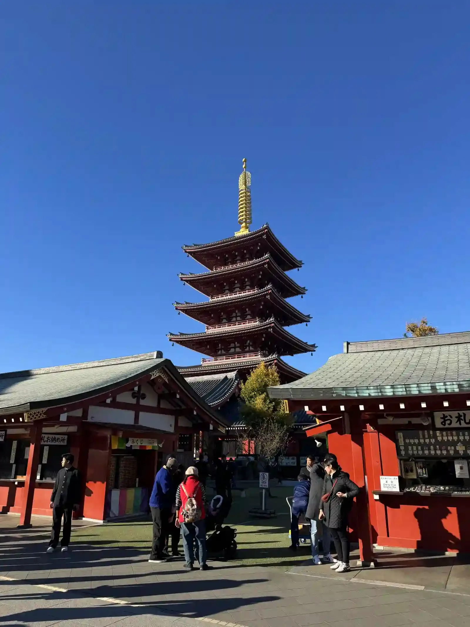 早晨的淺草寺五重塔